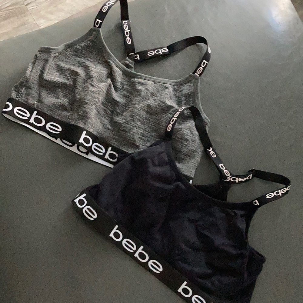 Bebe Unpadded Sports Bra Set